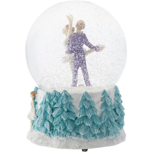 Elanze Designs Prince and Clara Dancing Musical Glitter Water Snow Globe - Picture 3 of 6